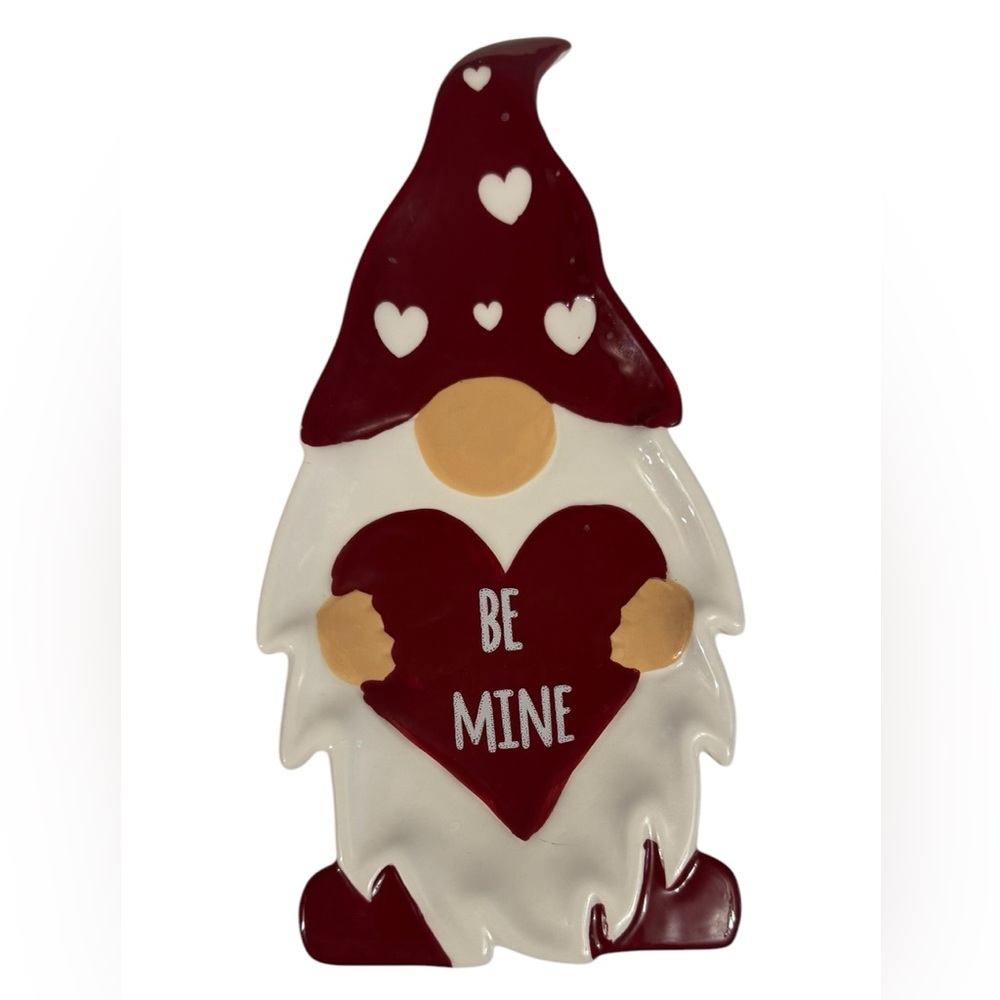 Valentine kitchen set reversible heart drying mat & be mine gnome spoon rest - Picture 2 of 9
